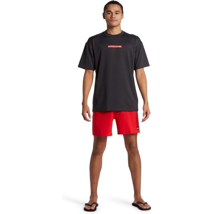 Quiksilver Hombres 2024 DNA Clicker Logo Camiseta De Surf AQYWR03187 - Tarmac